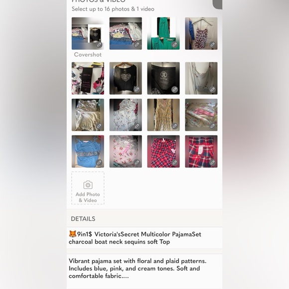 😍🦊pijama Shirt bikini set SzXS &White lace inserted Top.or 9pieces pijamas Free - Picture 2 of 16